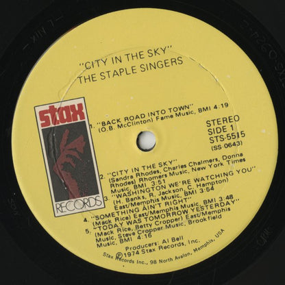 The Staple Singers / ステイプル・シンガーズ / City In The Sky (STS-5515)