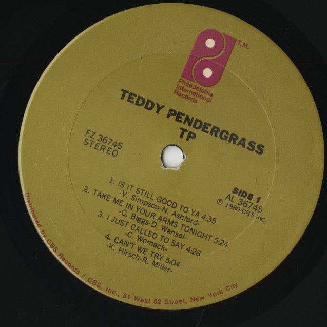 Teddy Pendergrass / テディ・ペンダグラス / TP (FZ 36745)