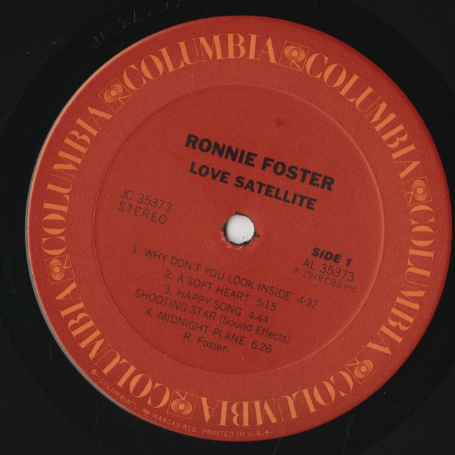 Ronnie Foster / ロニー・フォスター / Love Satellite (JC35373)