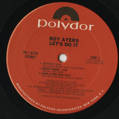 Roy Ayers / ロイ・エアーズ / Let's Do It (PD-1-6126)