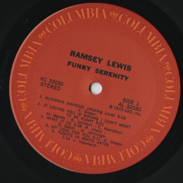 Ramsey Lewis / ラムゼイ・ルイス / Funky Serenity (KC 32030)