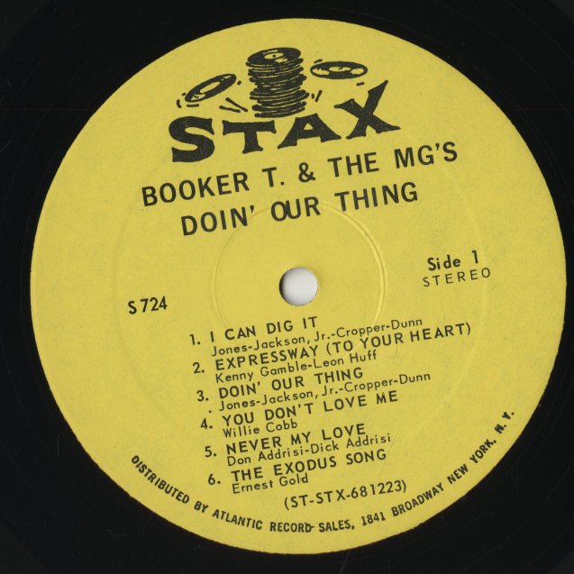 Booker T. & The M.G.'s / ブッカーT&MGズ / Doin' Our Thing (S 724) VOXMUSIC