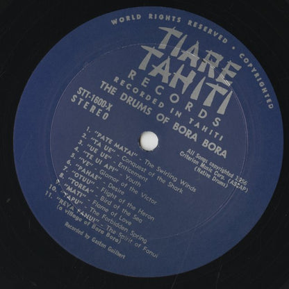 Drums Of Bora Bora and Songs Of Tahiti  (STT-1600)