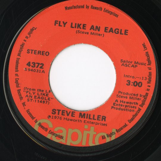 Steve Miller / スティーヴ・ミラー・バンド / Fly Like An Eagle / The Lovin’ Cup -7 (4372)