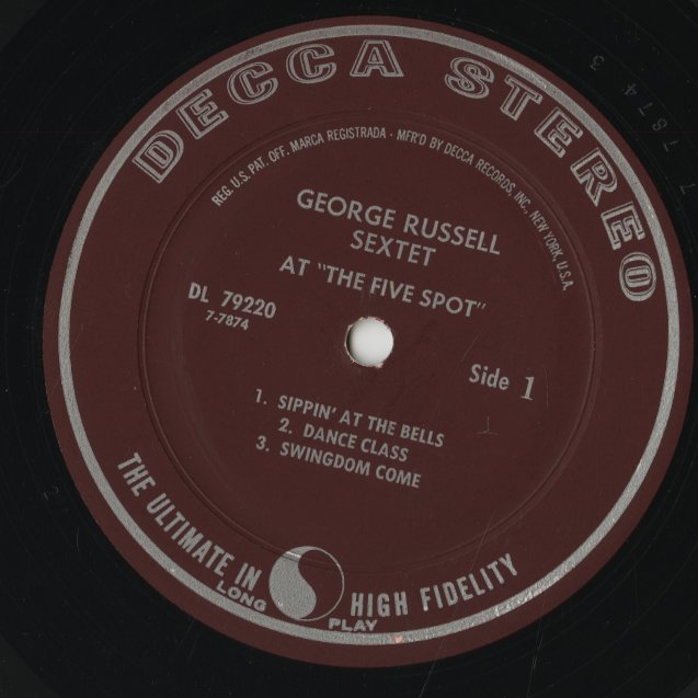 George Russell / ジョージ・ラッセル / At The Five Spot (DL79220)