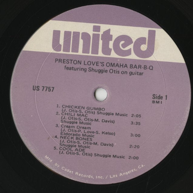 プレストン・ラブ / Omaha Bar-B-Q LP Love, Preston - Omaha Bar-B-Q - Amazon.com Music