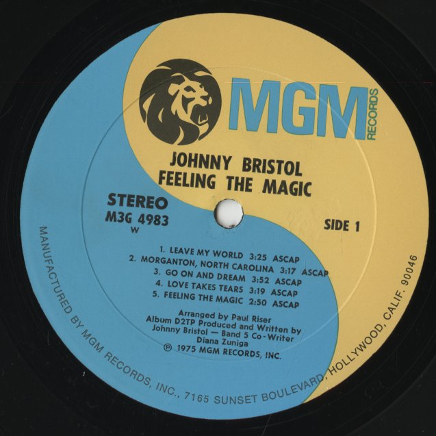 Johnny Bristol / ジョニー・ブリストル / Feeling The Magic (M3G-4983)
