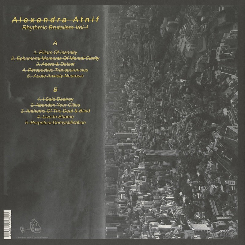 Alexandra Atnif / アレクサンドラ・アトニフ / Rhythmic Brutalism Vol.1  EM1168LP