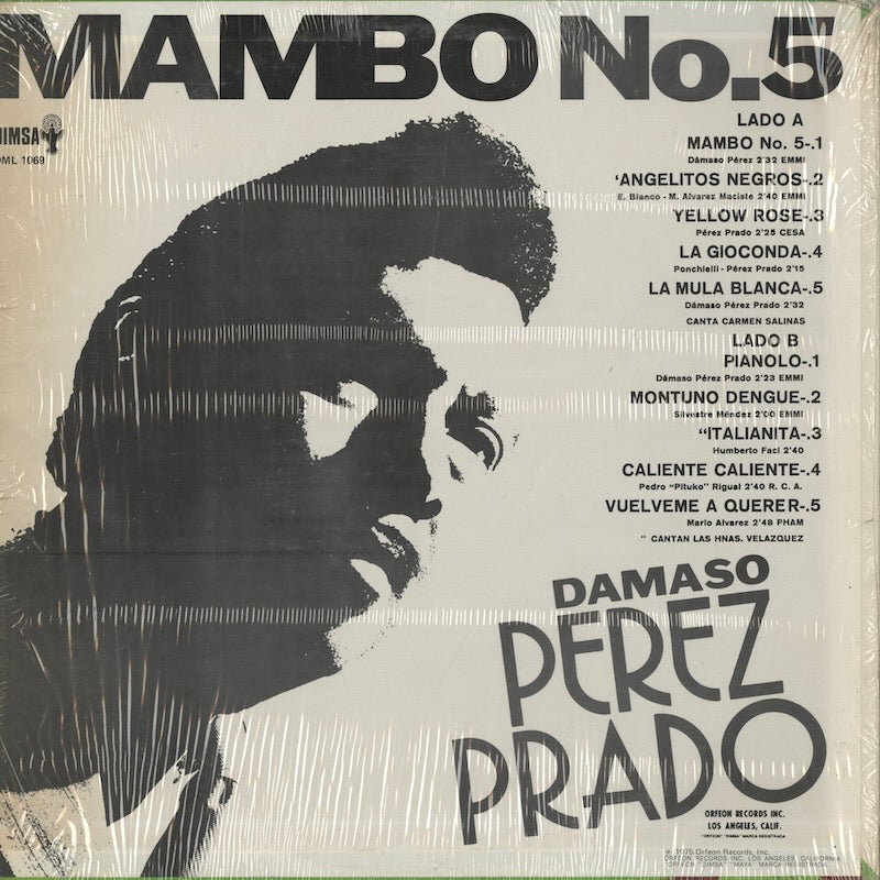 Perez Prado / ペレス・プラード / Mambo No.5 (DML1069)