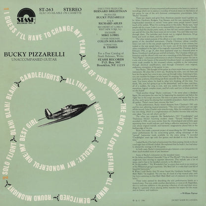 Bucky Pizzarelli / バッキー・ピザレリ / Solo Flight (ST 263)