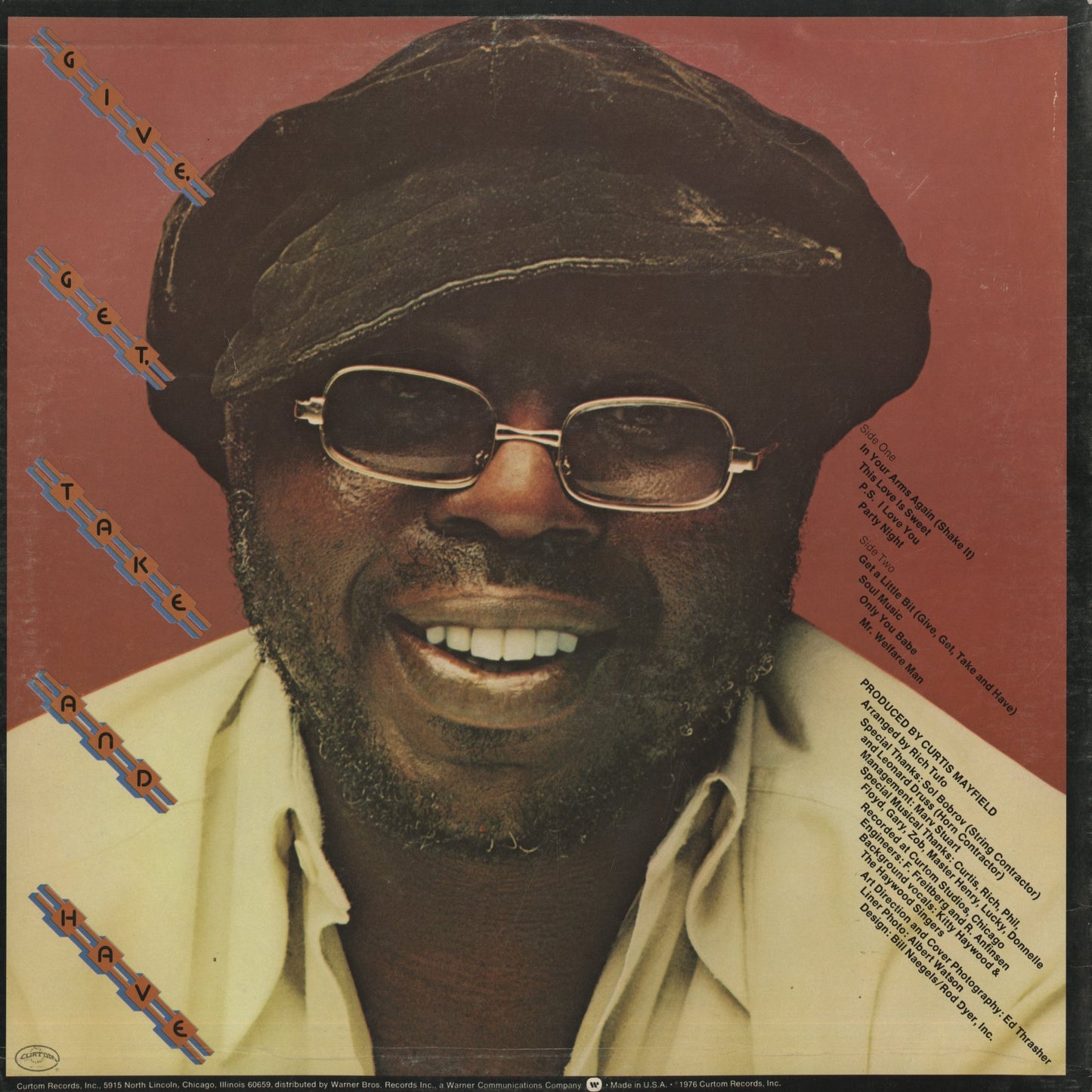 Curtis Mayfield / カーティス・メイフィールド / Give Get Take And Have (CU 5007)