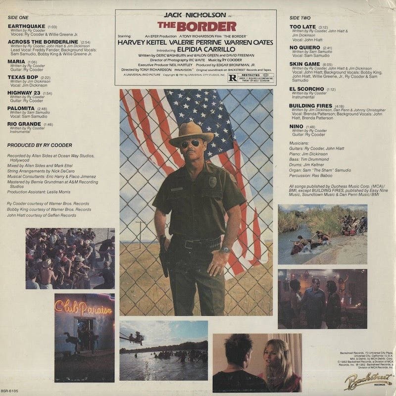 The Border -OST / Music: Ry Cooder (BSR-6105)