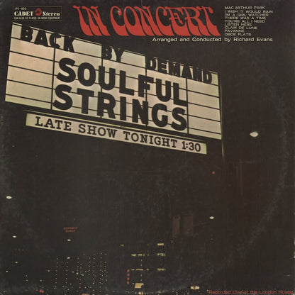 The Soulful Strings / ソウルフル・ストリングス / Back By Demand: In Concert (LPS-820)