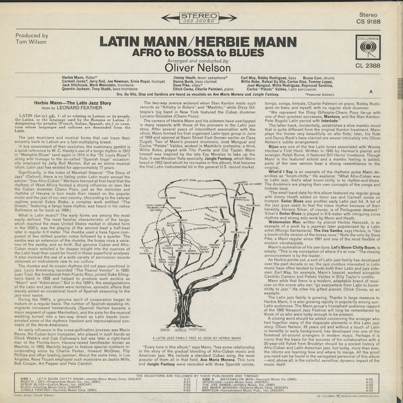 Herbie Mann / ハービー・マン / Latin Mann (CS 9188)
