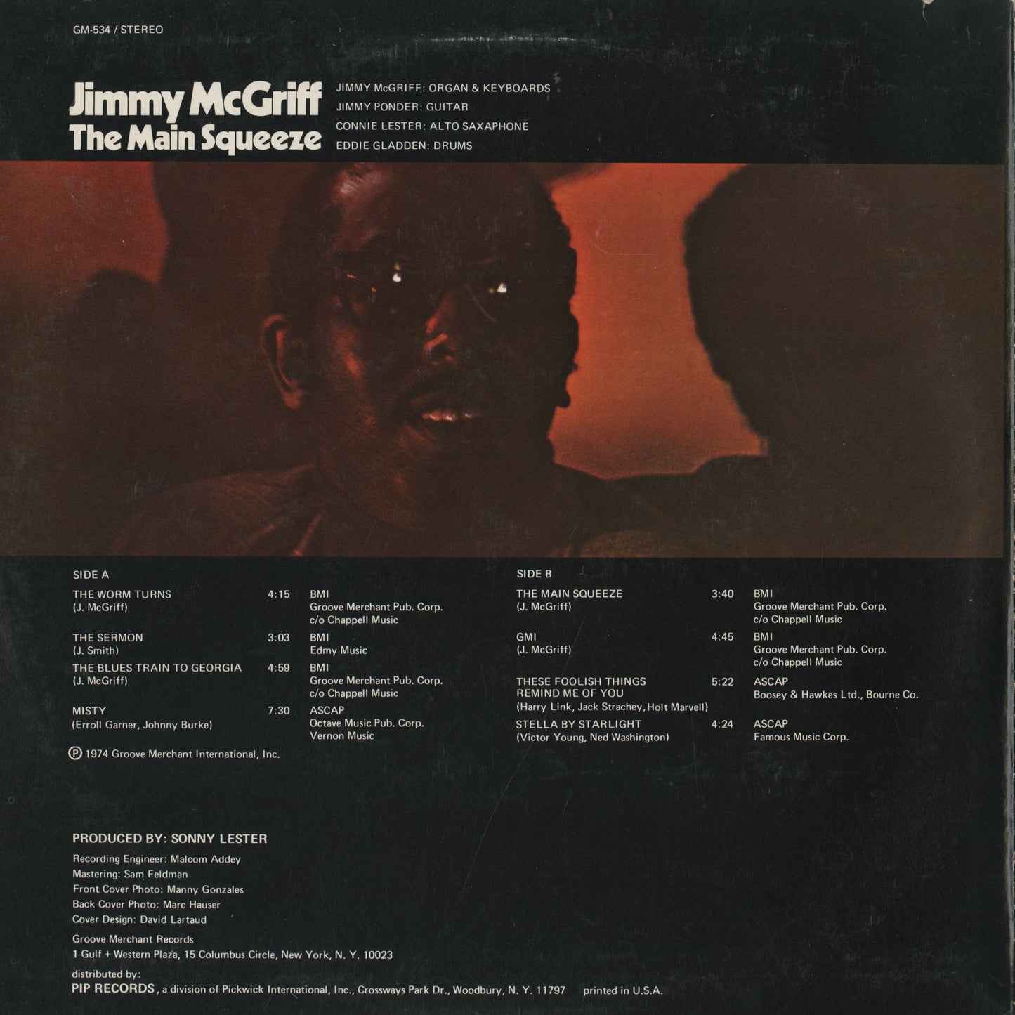 Jimmy McGriff / ジミー・マグリフ / The Main Squeeze (GM534)
