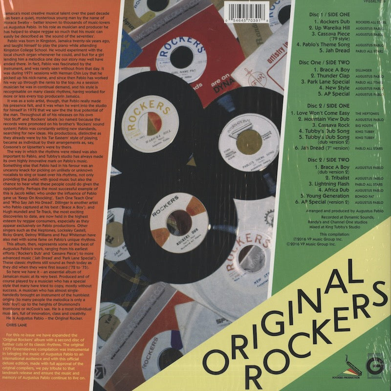 Augustus Pablo / オーガスタス・パブロ / Original Rockers -2LP (VPGSRL7039) – VOXMUSIC  WEBSHOP