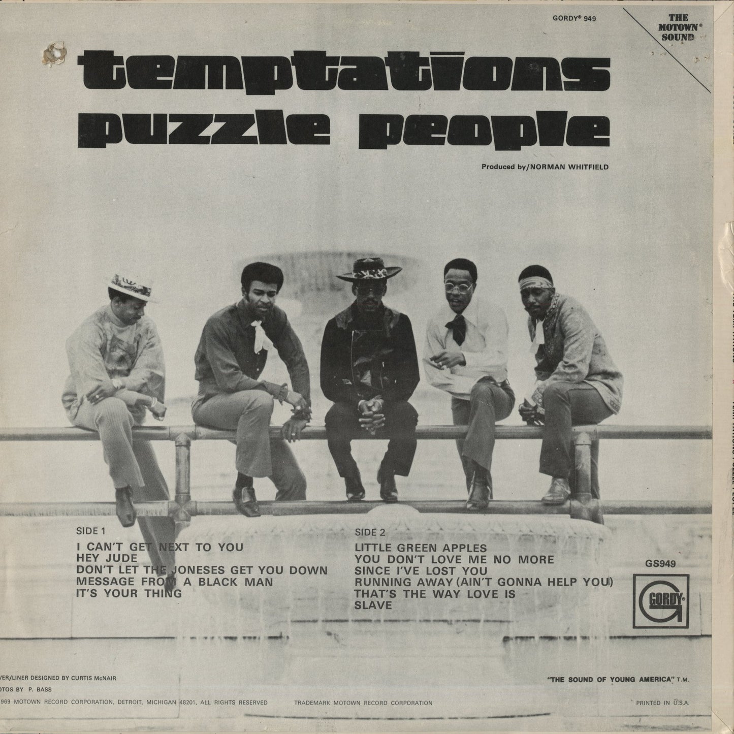 The Temptations / テンプテイションズ / Puzzle People (GS949)