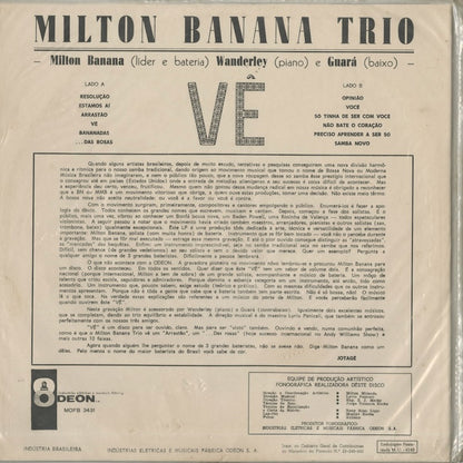 Milton Banana Trio / ミルトン・バナナ・トリオ / Ve (MOFB3431)