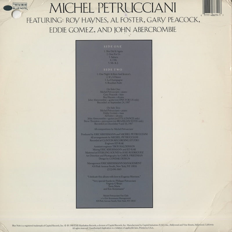 Michel Petrucciani / ミシェル・ペトルチアーニ / Michel Plays Petrucciani (B1 48679)