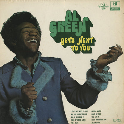 Al Green / アル・グリーン / Gets Next To You (SHL32062)