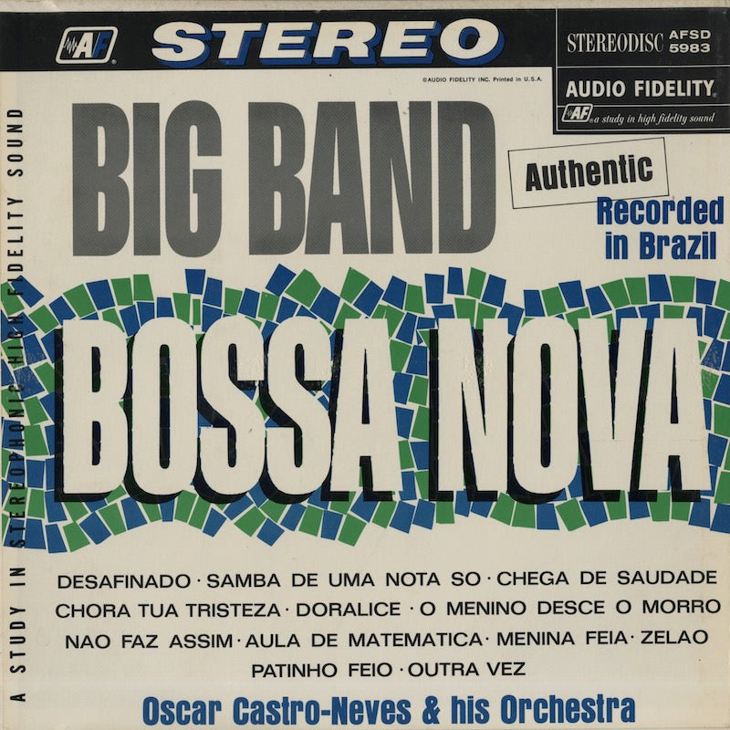 Oscar Castro-Neves & His Orchestra / オスカル・カストロ・ネヴィス / Big Band Bossa Nova (AFSD5983)