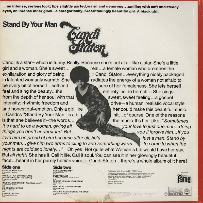 Candi Staton / キャンディ・ステイトン / Stand By Your Man (ST-4202)