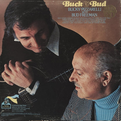 Bucky Pizzarelli & Bud Freeman / バッキー・ピザレリ　バド・フリーマン / Buck & Bud (BDL1-1378)
