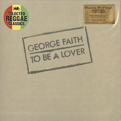 George Faith / ジョージ・フェイス / To Be A Lover - 180g Audiophile vinyl pressing (MOVLP2404)