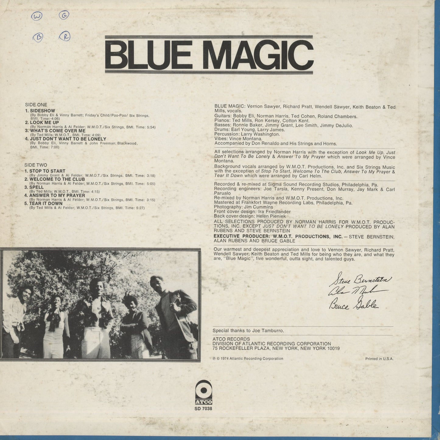 Blue Magic / ブルー・マジック / Blue Magic (SD 7038)