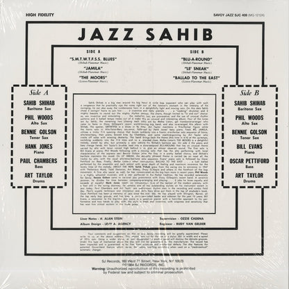 Sahib Shihab / サヒブ・シハブ / Jazz Sahib