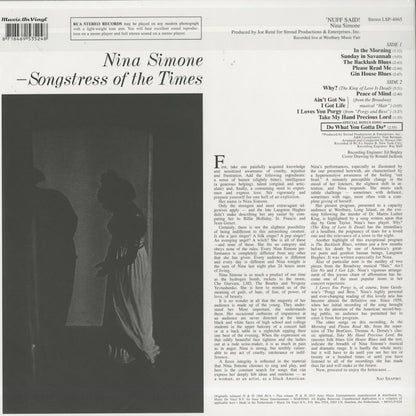 Nina Simone / ニーナ・シモン / 'Nuff Said! - 180g Audiophile vinyl pressing (MOVLP1028)