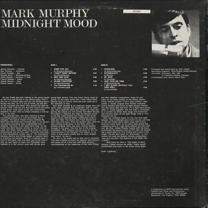 Mark Murphy / マーク・マーフィ / Midnight Mood (PR7023 )