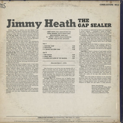 Jimmy Heath / ジミー・ヒース / The Gap Sealer (CST9012)