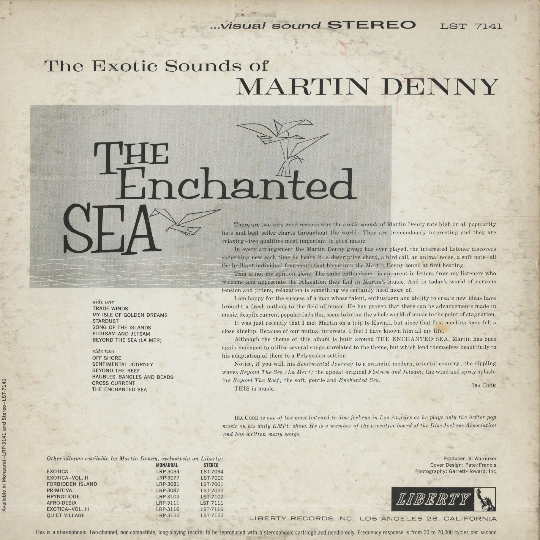 Martin Denny / マーチン・デニー / The Enchanted Sea (LST 7141