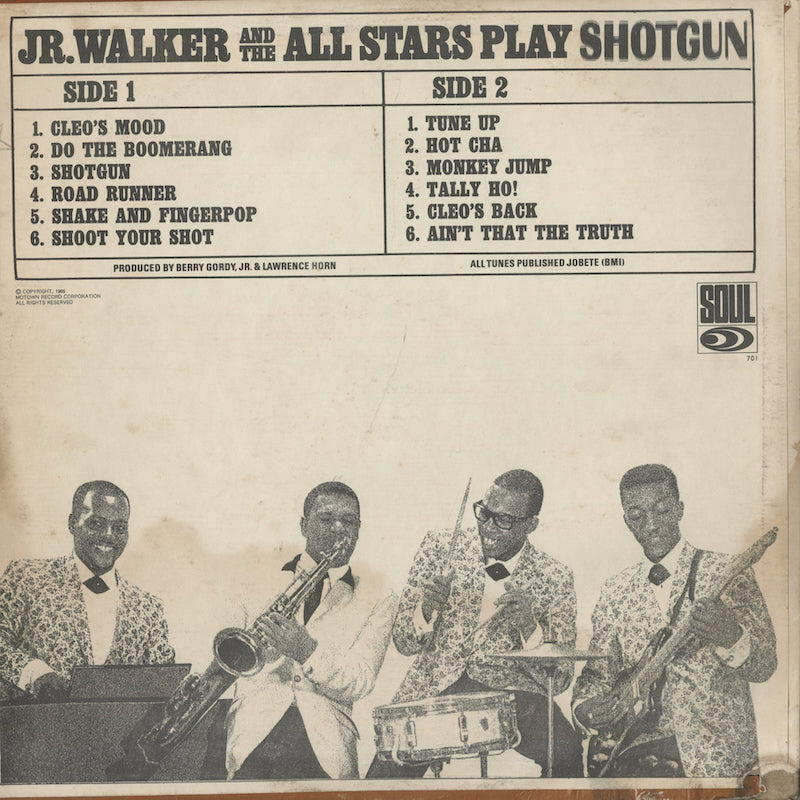 Jr. Walker & The All Stars / ジュニア・ウォーカー / Shotgun (SOUL 701)