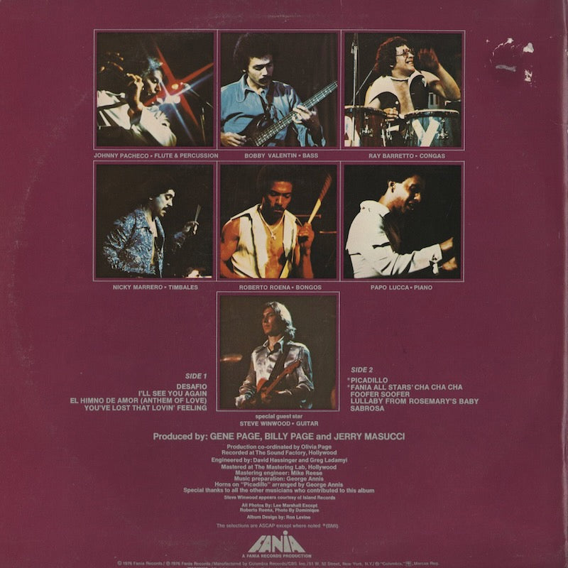 Fania All Stars / ファニア・オールスターズ / Delicate And Jumpy (PC 34283)