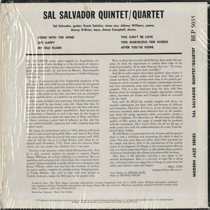 Sal Salvador / サル・サルヴァドール / Sal Salavdor Quintet (BN-5035)