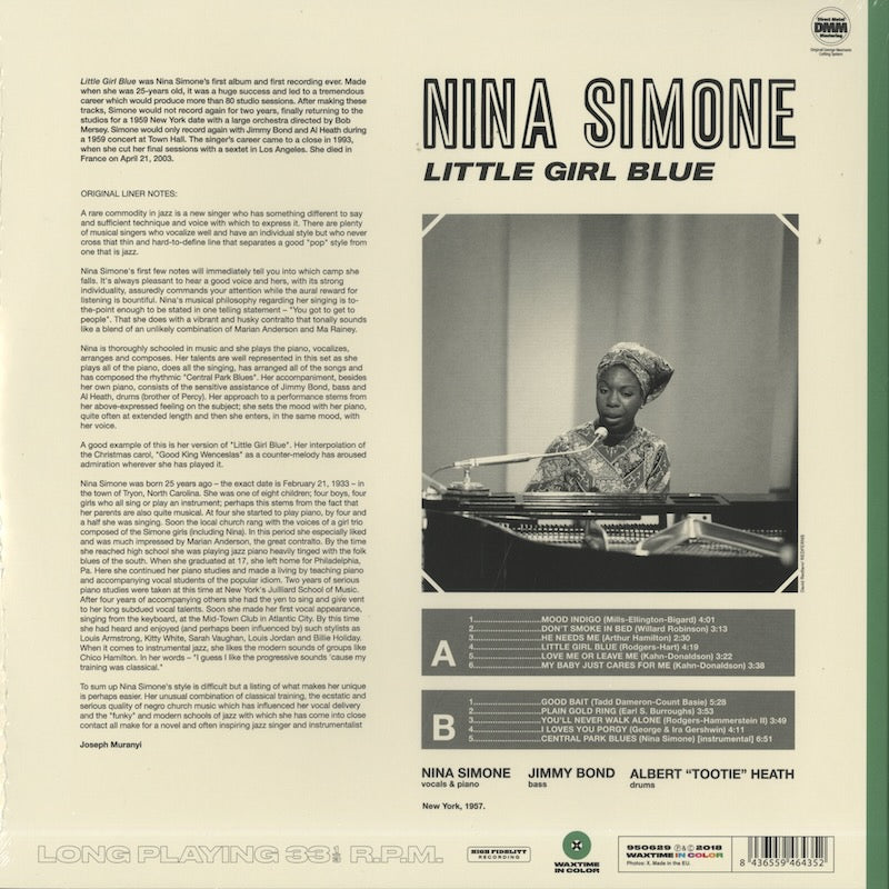 Nina Simone / ニーナ・シモン / Little Girl Blue -180g