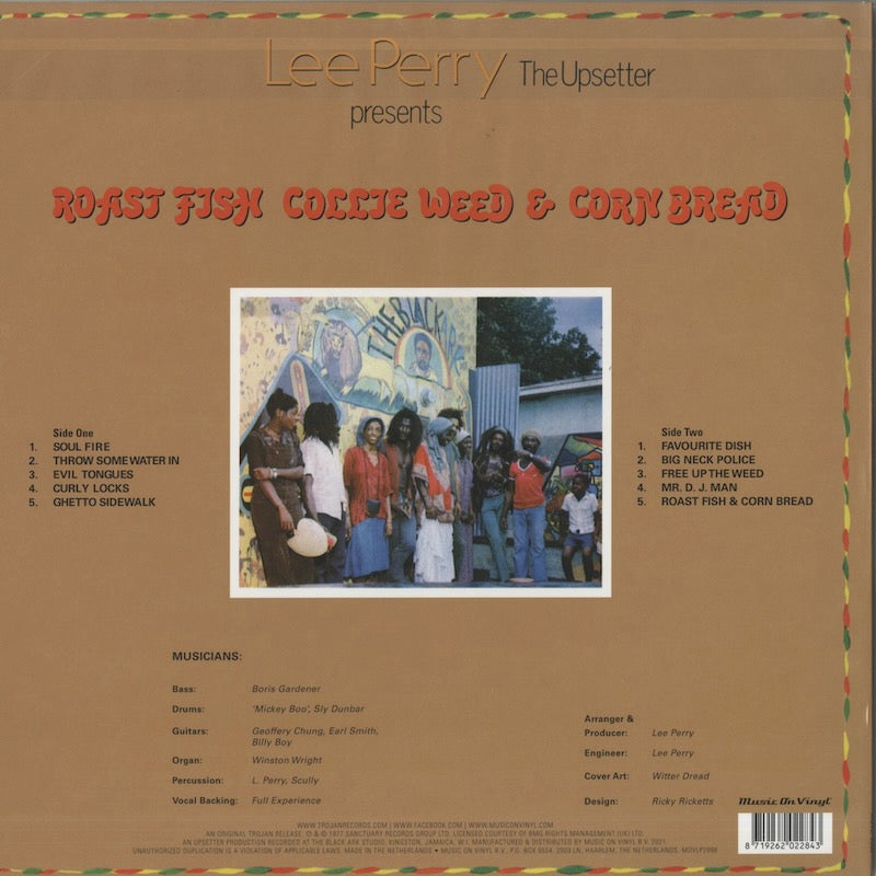 Lee Perry / リー・ペリー / Roast Fish Collie Weed & Corn Bread - 180g Audiophile vinyl pressing (MOVLP2898)