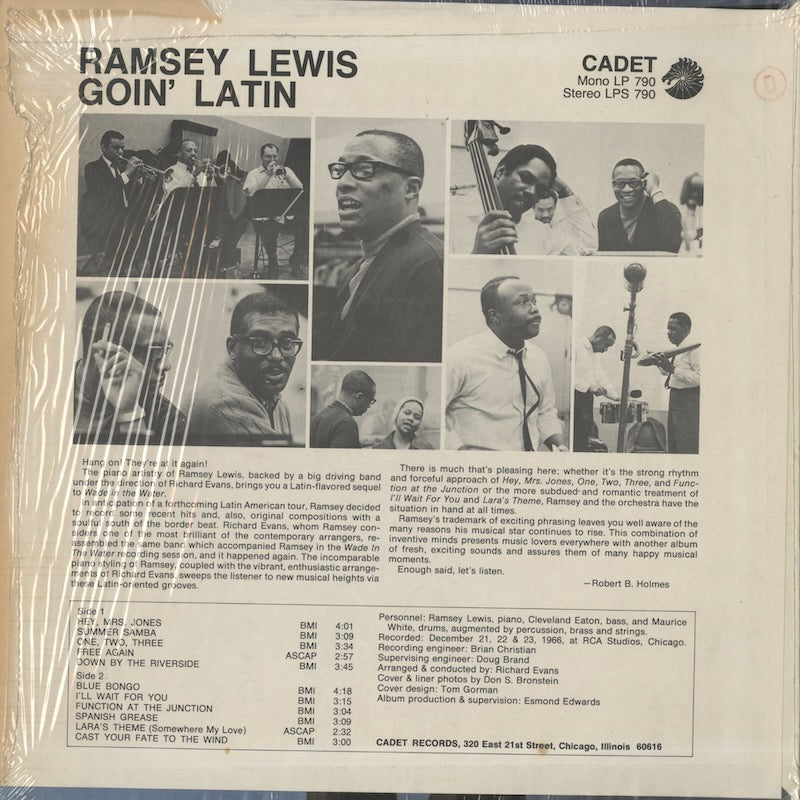 Ramsey Lewis / ラムゼイ・ルイス / Goin' Latin (LPS790)