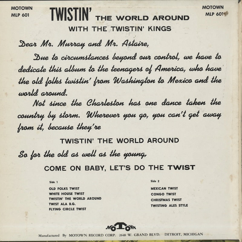 Twistin' Kings / ツイスティン・キングス / Twistin' The World Around (MLP601)