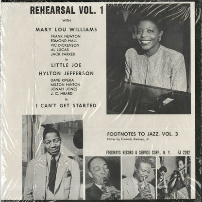 Mary Lou Williams / メアリー・ルー・ウィリアムス / Rehearsal Vol.1  (FJ2292)