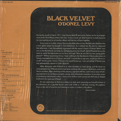 O'donel Levy / オドネル・レヴィ / Black Velvet (GM 501)