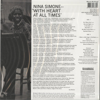 Nina Simone / ニナ・シモン / Sings The Blues - 180g Audiophile vinyl pressing (MOVLP-878)