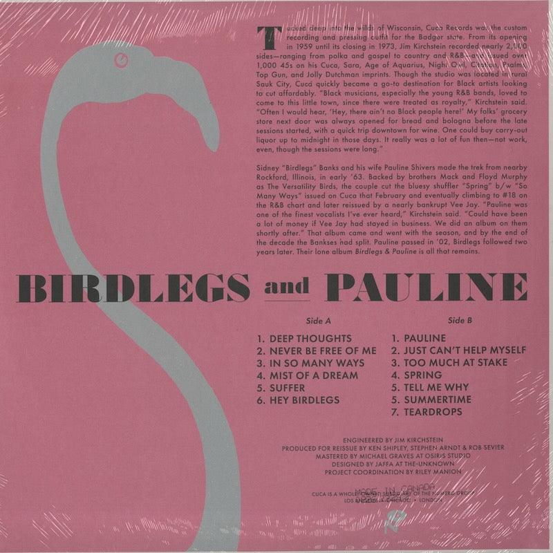 Birdlegs & Pauline / バードレッグ＆ポーリーン ( NUM602 )