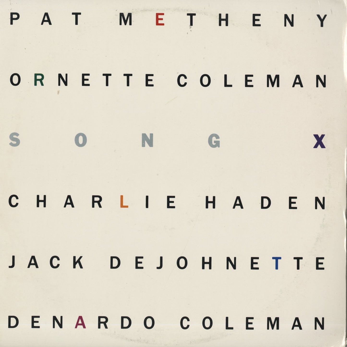Pat Metheny - Ornette Coleman / パット・メセニー　オーネット・コールマン / Song X (GHS24096)