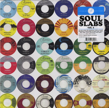 V.A./ Soul Slabs - Vol.1 : 22 Cuts from Colemine 7-inch Catalog -2LP  (CLMN 12016)