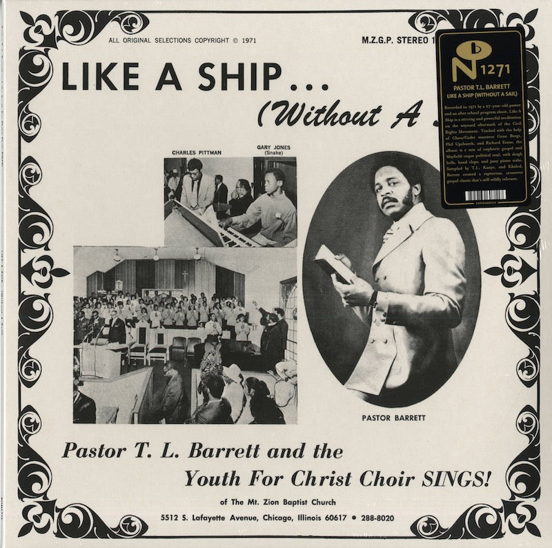 Pastor T.L. Barrett / T.L. バレット / Like A Ship...(Without a Sail) (NUM1271)
