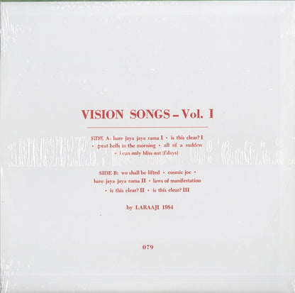Laraaji / ララージ / Vision Songs Vol.I (NUM079)