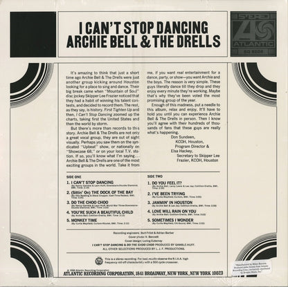 Archie Bell & The Drells / アーチー・ベル / I Can’t Stop Dancing (4173)